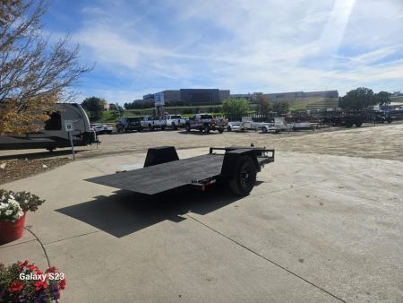 Used 2025 Sure-Trac ST7812SATE-B-078 Utility Trailer