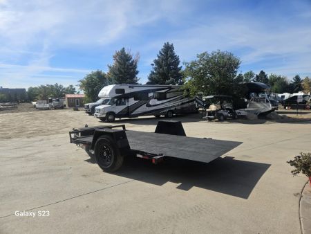 Used 2025 Sure-Trac ST7812SATE-B-078 Utility Trailer