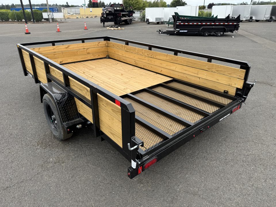 New 2027 Sure-Trac 7x12 Tube Top 3-Board Utility Trailer 3K GVWR