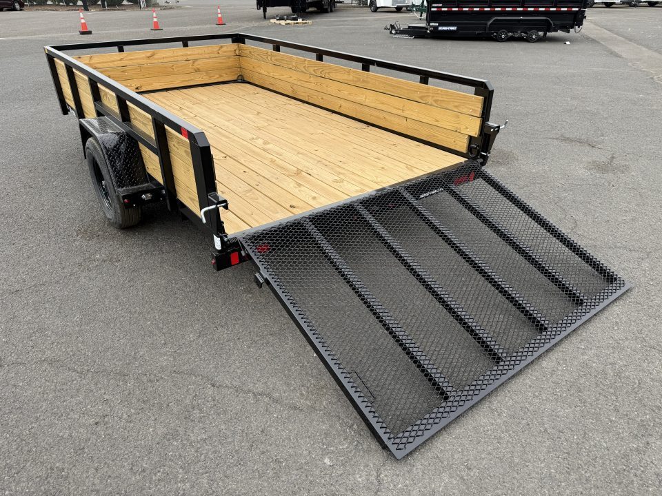New 2027 Sure-Trac 7x12 Tube Top 3-Board Utility Trailer 3K GVWR