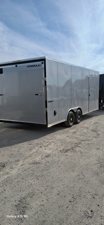 New 2026 Formula Trailers 8.5X20 CONQUEST SE FLAT TOP SLOPED VNOSE 10K WITH RAMP