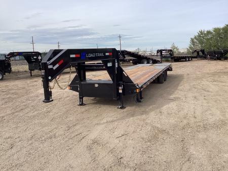 New 2027 Load Trail 8.5-32 Tandem Dual Gooseneck Deckover Equipment Hauler W/ Max Ramps 24K GVWR