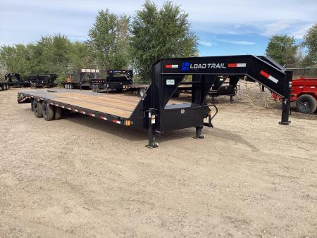 New 2027 Load Trail 8.5-32 Tandem Dual Gooseneck Deckover Equipment Hauler W/ Max Ramps 24K GVWR
