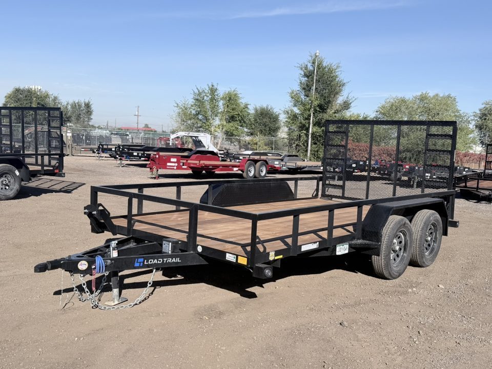 New 2027 Load Trail 7-14 Tandem Axle Ramp Gate Utility 7K GVWR