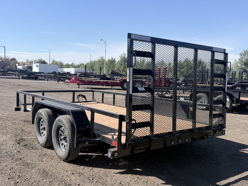 New 2027 Load Trail 7-14 Tandem Axle Ramp Gate Utility 7K GVWR