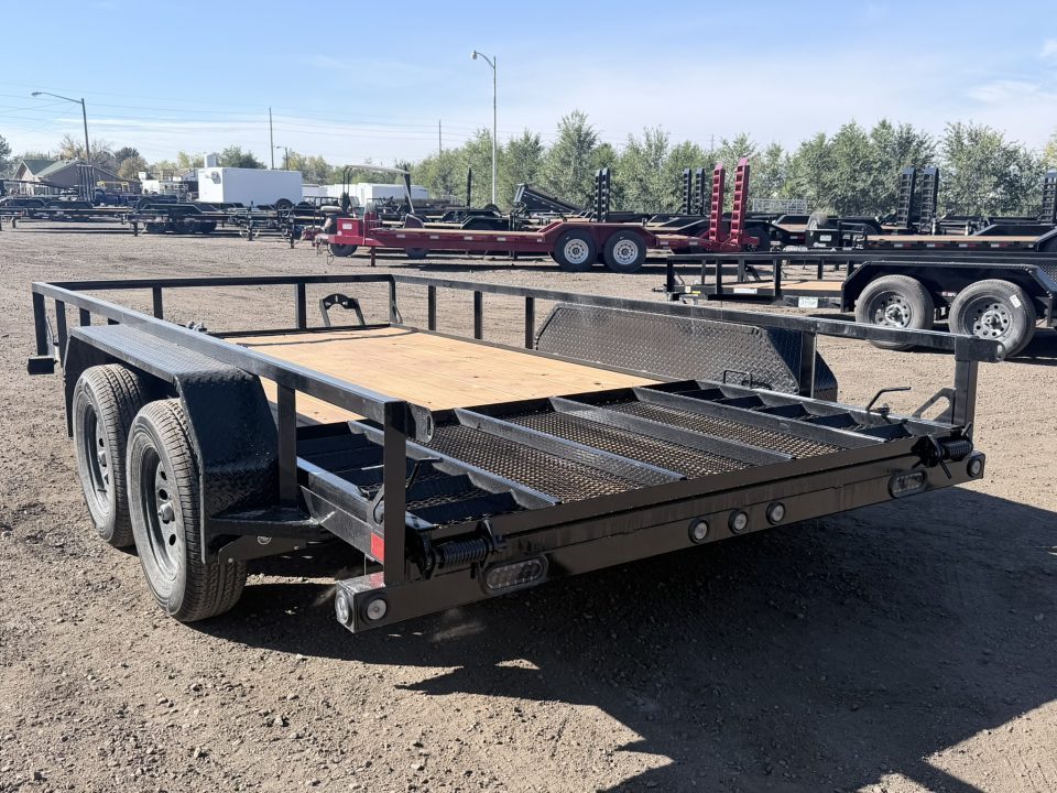 New 2027 Load Trail 7-14 Tandem Axle Ramp Gate Utility 7K GVWR
