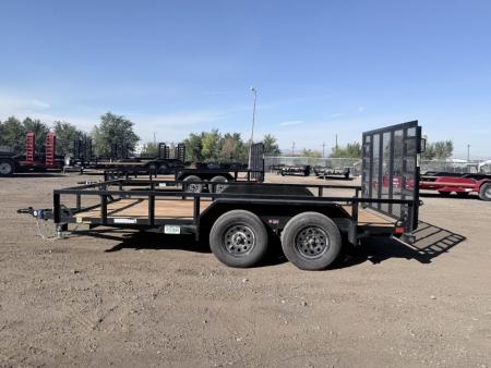 New 2027 Load Trail 7-14 Tandem Axle Ramp Gate Utility 7K GVWR