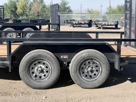 New 2027 Load Trail 7-14 Tandem Axle Ramp Gate Utility 7K GVWR