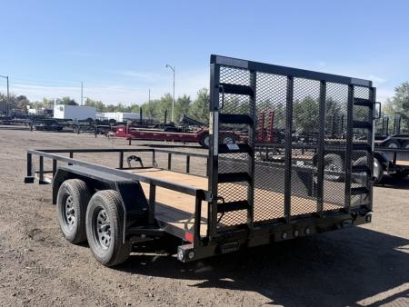 New 2027 Load Trail 7-14 Tandem Axle Ramp Gate Utility 7K GVWR