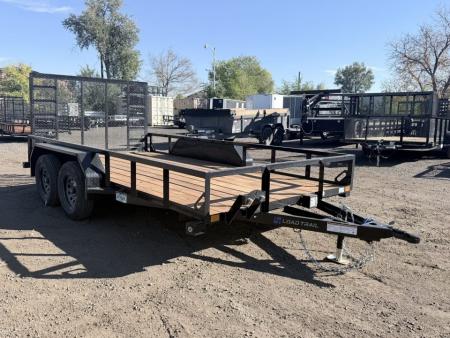 New 2027 Load Trail 7-14 Tandem Axle Ramp Gate Utility 7K GVWR