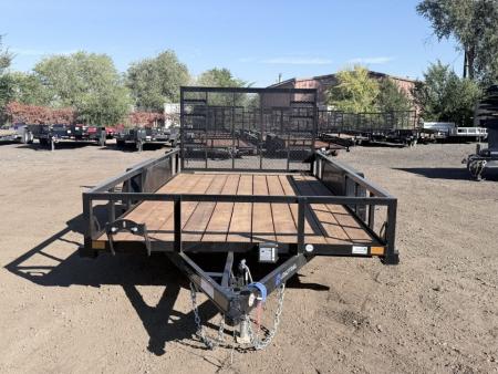 New 2027 Load Trail 7-14 Tandem Axle Ramp Gate Utility 7K GVWR