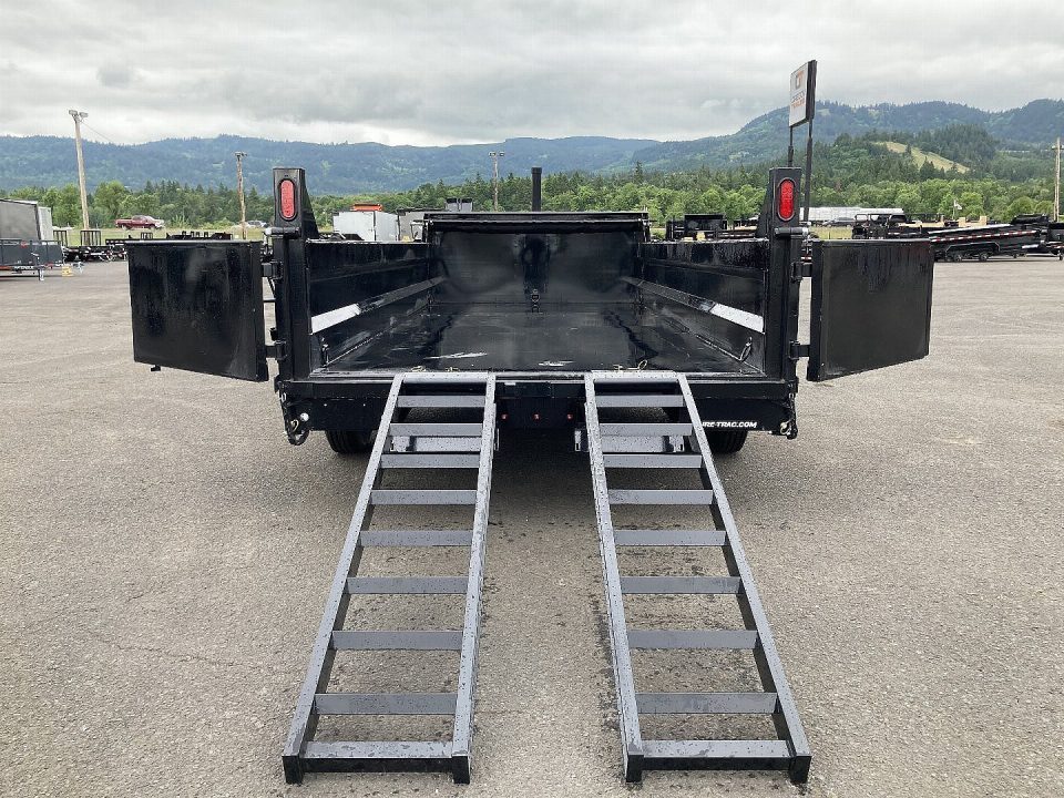 New 2027 Sure-Trac Pro Series 7x16 Telescopic Dump Trailer 17.6K GVWR