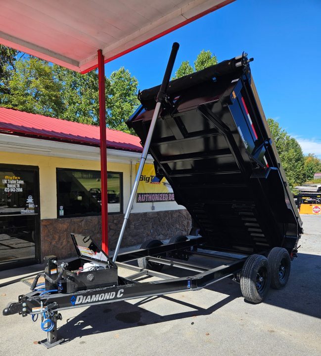 New 2027 Diamond C MDT206 TELESCOPIC Dump Trailer PACESETTER 12K JACKS SOLAR CHARGER
