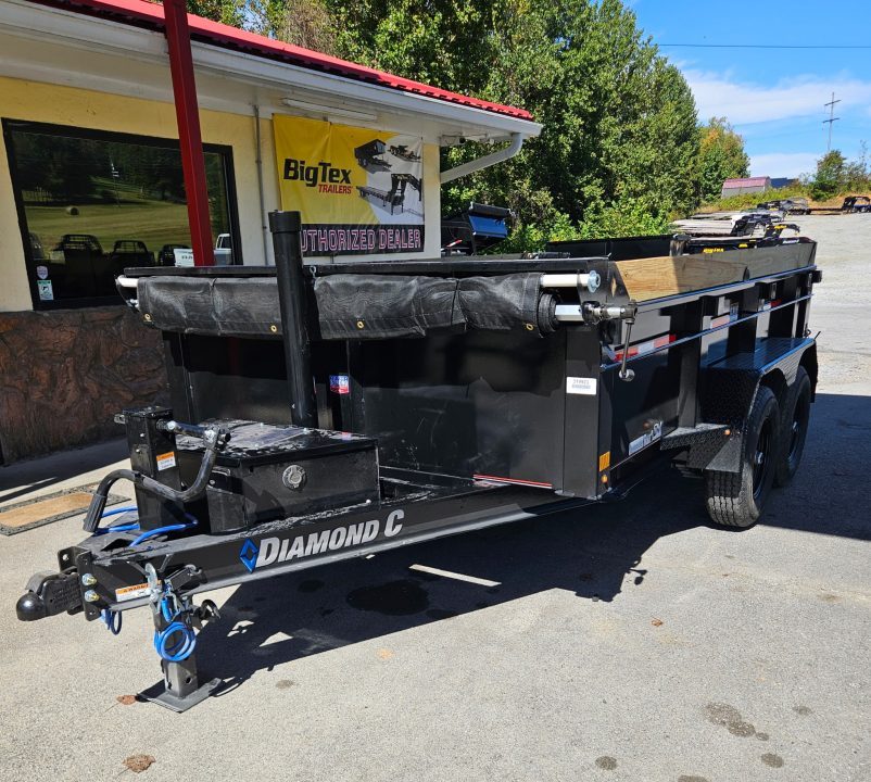 New 2027 Diamond C MDT206 TELESCOPIC Dump Trailer PACESETTER 12K JACKS SOLAR CHARGER