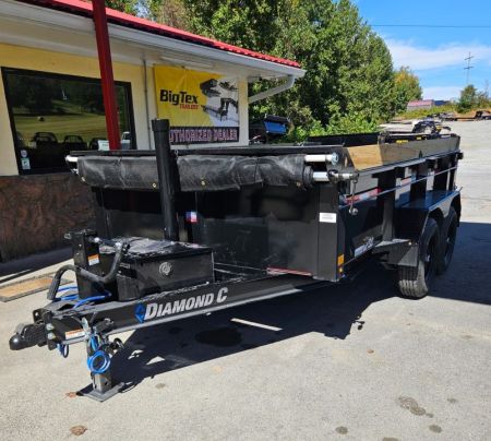 New 2027 Diamond C MDT206 TELESCOPIC Dump Trailer PACESETTER 12K JACKS SOLAR CHARGER
