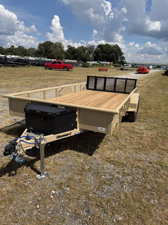 New 2027 DIAMOND C PSA106 UTILITY TRAILER; VENTURE SERIES; 14’X83”; PIPE TOP RAIL; BIFOLD GATE