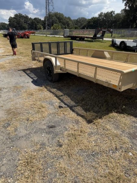 New 2027 DIAMOND C PSA106 UTILITY TRAILER; VENTURE SERIES; 14’X83”; PIPE TOP RAIL; BIFOLD GATE