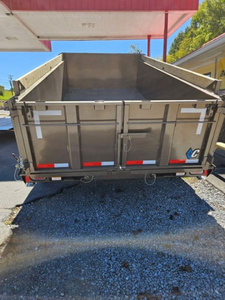 New 2027 Diamond C LPT207 TELESCOPIC DUMP TRAILER PACESETTER HYDRO JACK 32” SIDES ,WIRELESS REMOTE