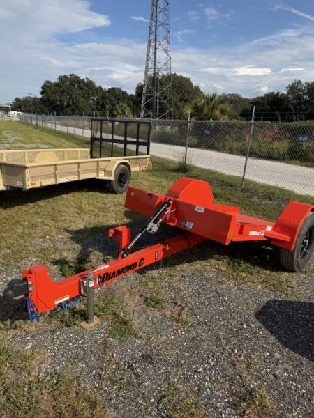 New 2027 DIAMOND C DSA107 TILT TRAILER; HYDRO DAMPENED; 10’X59”; FLIP JACK
