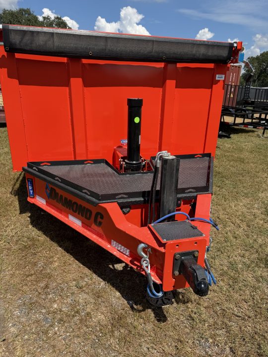 New DIAMOND C LPT208 LOW PROFILE TELESCOPIC DUMP TRAILER - PACESETTER EDITION; 16’X81”;3 WAY GATE