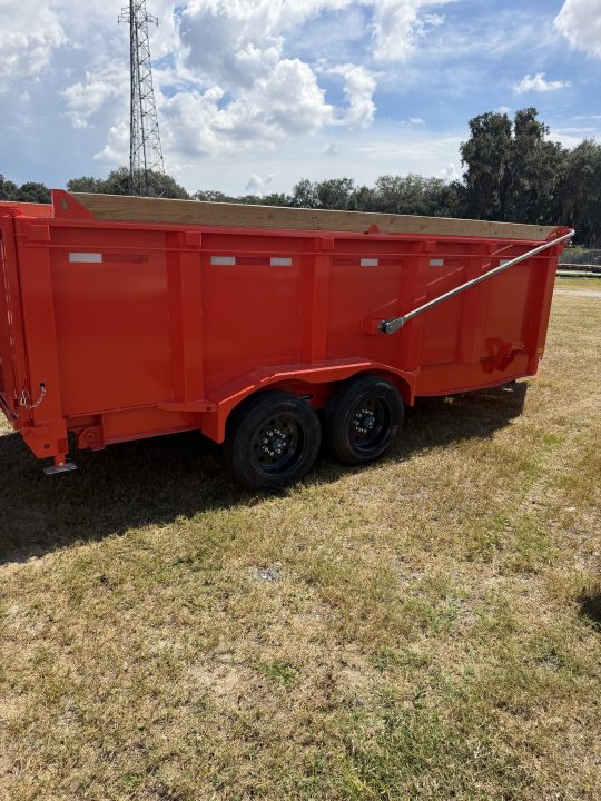 New DIAMOND C LPT208 LOW PROFILE TELESCOPIC DUMP TRAILER - PACESETTER EDITION; 16’X81”;3 WAY GATE