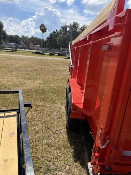 New DIAMOND C LPT208 LOW PROFILE TELESCOPIC DUMP TRAILER - PACESETTER EDITION; 16’X81”;3 WAY GATE