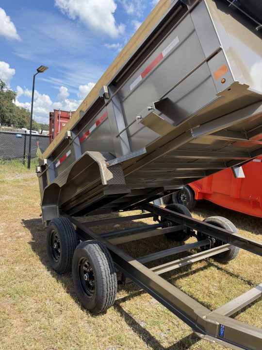 New 2027 DIAMOND C MDT206 DUMP TRAILER; 12’X77”; SLIDE IN RAMPS; 3 WAY GATE