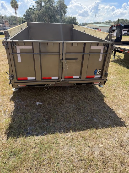 New 2027 DIAMOND C MDT206 DUMP TRAILER; 12’X77”; SLIDE IN RAMPS; 3 WAY GATE