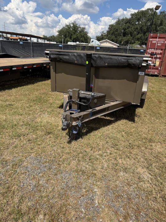 New 2027 DIAMOND C MDT206 DUMP TRAILER; 12’X77”; SLIDE IN RAMPS; 3 WAY GATE