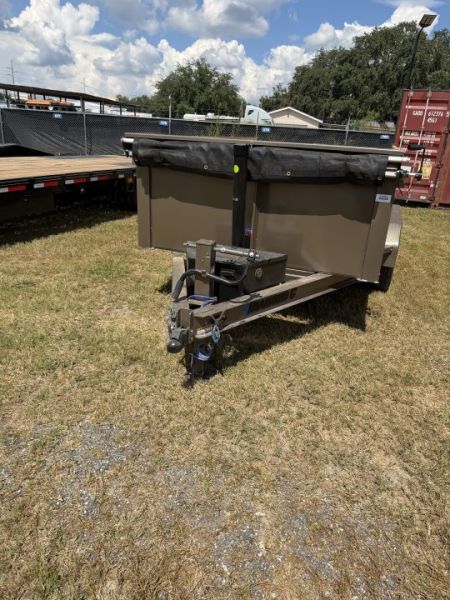 New 2027 DIAMOND C MDT206 DUMP TRAILER; 12’X77”; SLIDE IN RAMPS; 3 WAY GATE