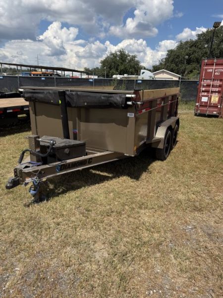 New 2027 DIAMOND C MDT206 DUMP TRAILER; 12’X77”; SLIDE IN RAMPS; 3 WAY GATE