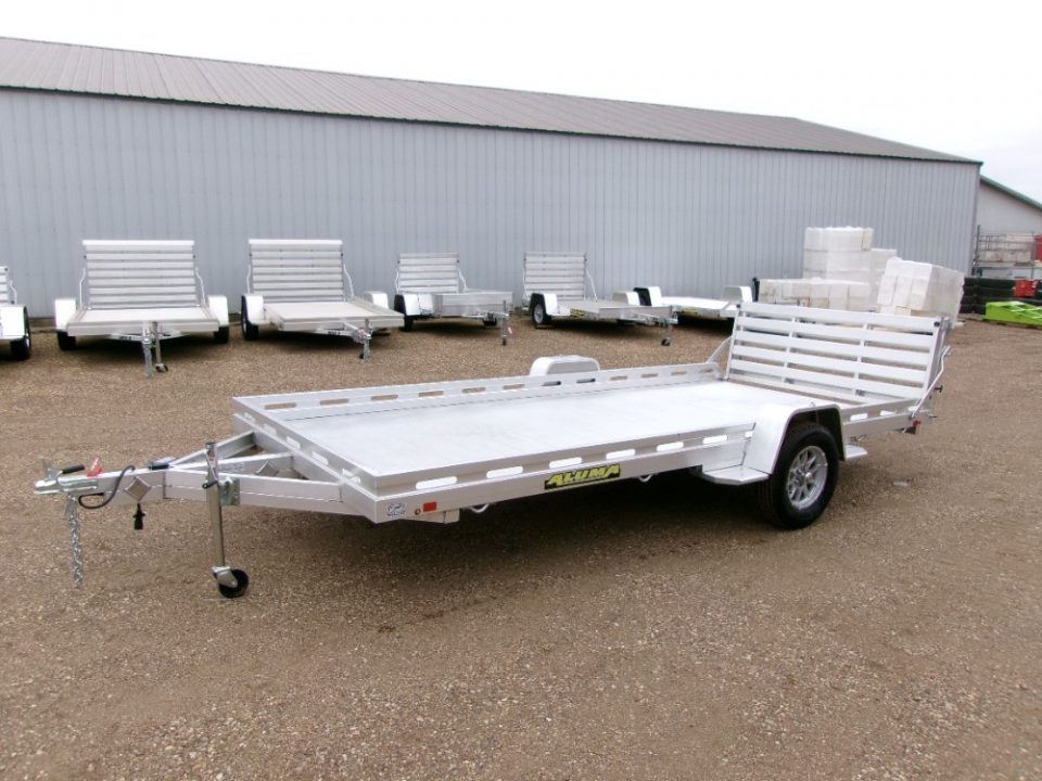 New 2027 Aluma 8015S-EL-BT Utility Trailer