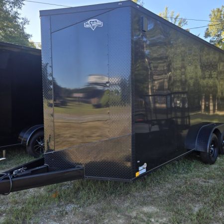 New 2027 Diamond Cargo 7X16 Cargo TA / Enclosed Trailer Blackout