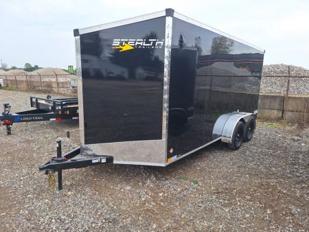 New 7x16 Cargo / Enclosed Trailer W/ Ramp Door