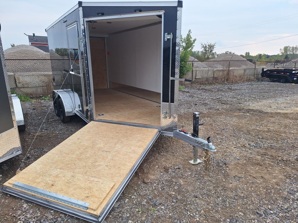 New 2027 Stealth Trailers 7x19 2 Place Premium Snowmobile Trailer