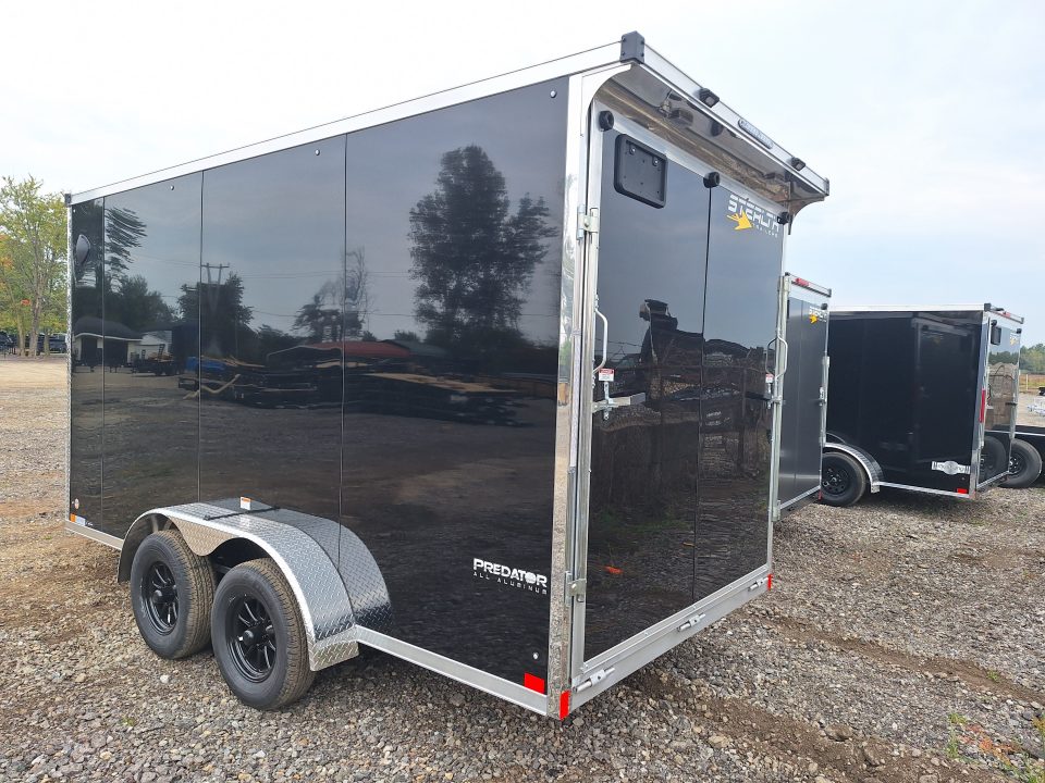 New 2027 Stealth Trailers 7x19 2 Place Premium Snowmobile Trailer