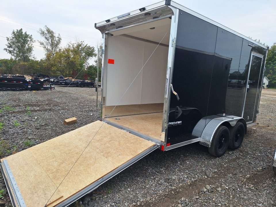 New 2027 Stealth Trailers 7x19 2 Place Premium Snowmobile Trailer