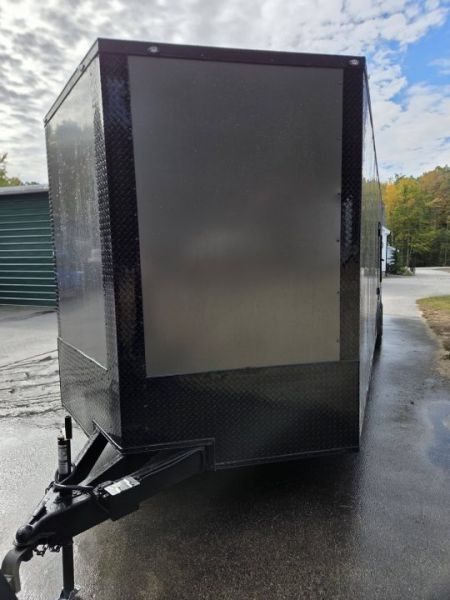 New 2027 One Stop 8.5x28 enclosed car trailer extra height black out with spoiler Car / Racing Trailer