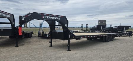 New 2027 PJ Trailers 102  x 32' Low-Pro Flatdeck with Duals (LD) Flatbed Trailer