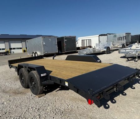 New 2027 Hillcrest Charcoal 82"x16'+2' 7k Car Hauler Trailer
