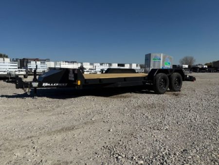 New 2027 Hillcrest Charcoal 82"x16'+2' 7k Car Hauler Trailer