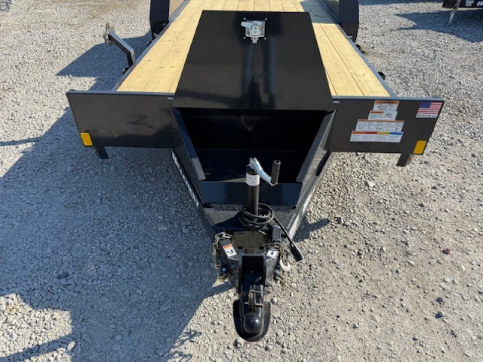 New 2027 Hillcrest Charcoal 82"x18'+2' 7k Car Hauler Trailer