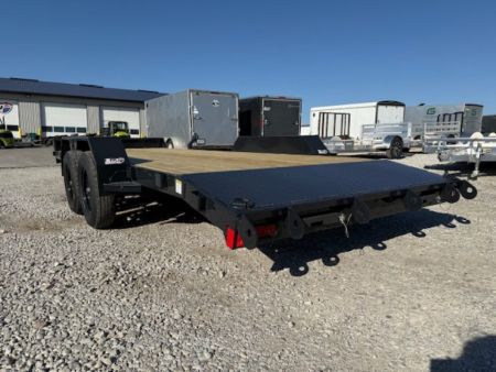 New 2027 Hillcrest Charcoal 82"x18'+2' 7k Car Hauler Trailer