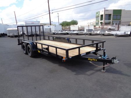 New 2027 Big Tex Trailers * 70PI-18 * 18Ft Tandem Axle Utility Trailer w/ Ramp Gate