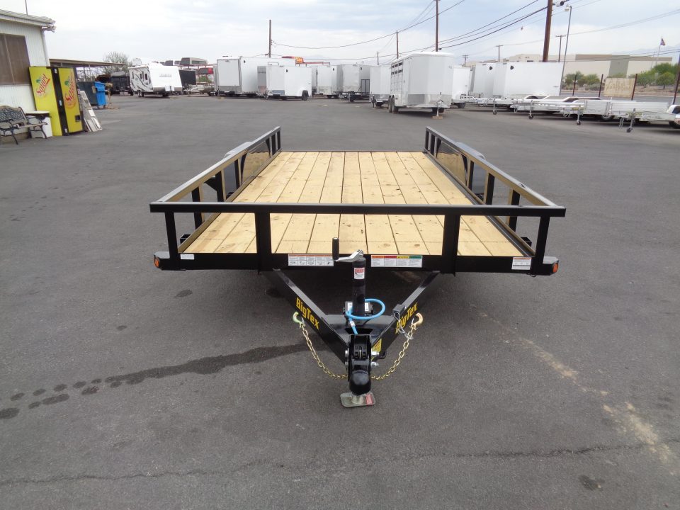 New 2027 Big Tex Trailers * 70PI-16 * 16ft Tandem Axle Utility Trailer w/ Slide in Ramps