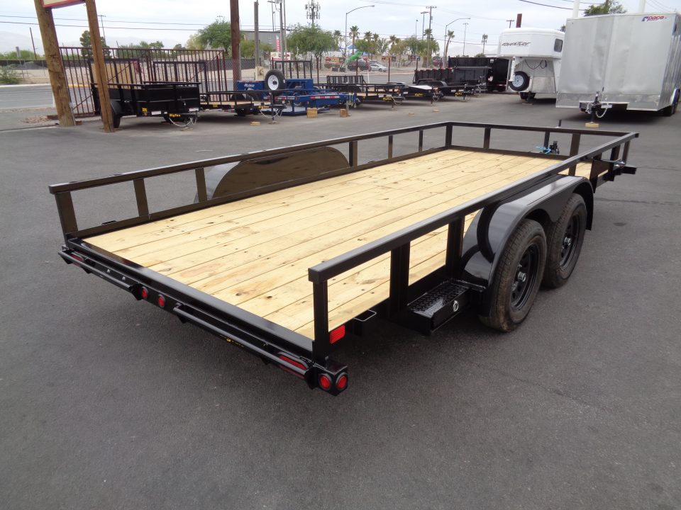 New 2027 Big Tex Trailers * 70PI-16 * 16ft Tandem Axle Utility Trailer w/ Slide in Ramps