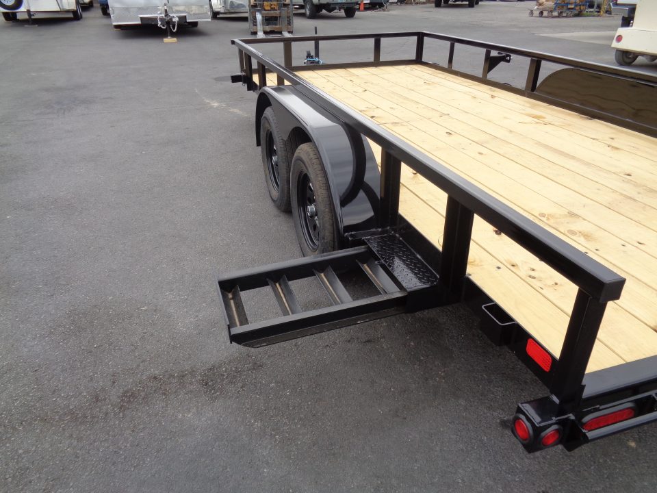 New 2027 Big Tex Trailers * 70PI-16 * 16ft Tandem Axle Utility Trailer w/ Slide in Ramps