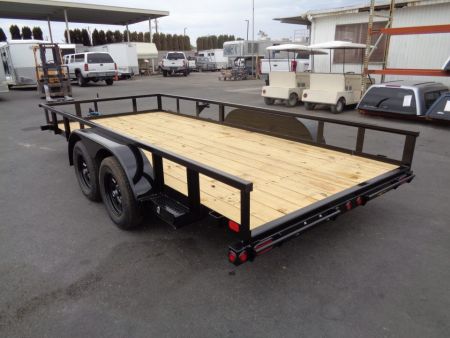 New 2027 Big Tex Trailers * 70PI-16 * 16ft Tandem Axle Utility Trailer w/ Slide in Ramps