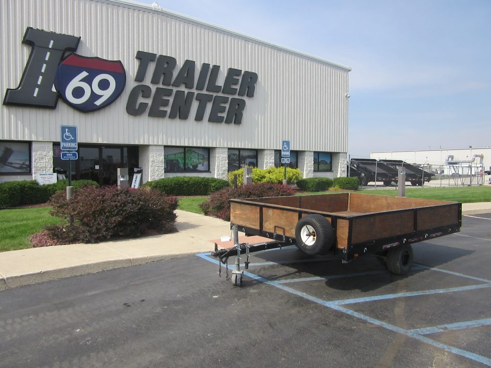 Used 2006 Homemade 7 x 10 1 Axle Tilt Trailer 2K / Spare Tire