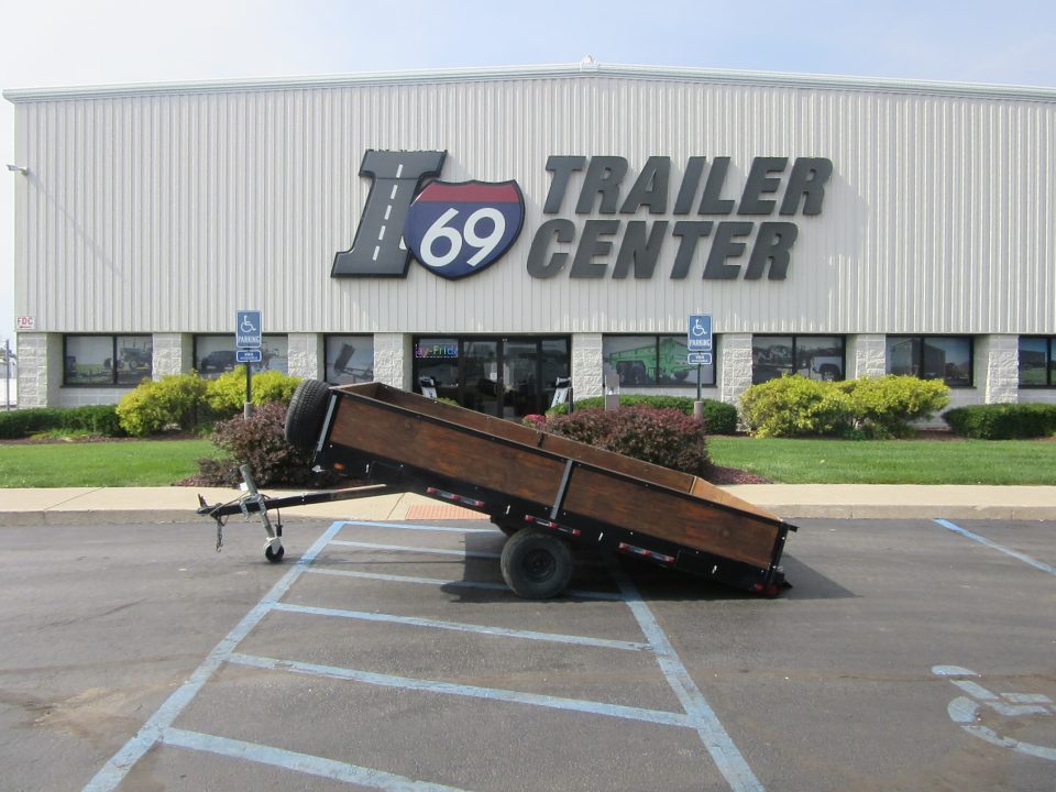 Used 2006 Homemade 7 x 10 1 Axle Tilt Trailer 2K / Spare Tire